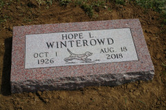 Mountain rose grass marker