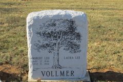 No polish southern grey upright.