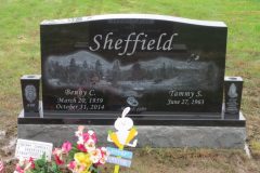 Jet black laser etch.