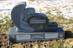 Cloud grey sculpted upright