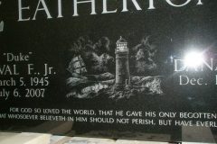 hand etched close up