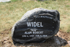 Natural stone marker