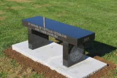 jet black bench