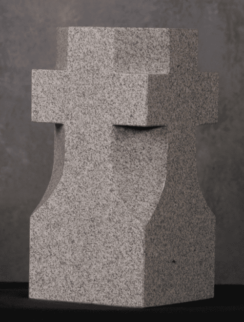 Granite - Cross Vase