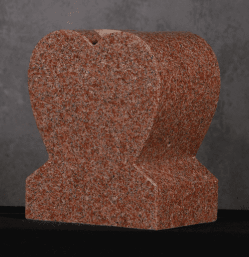 Granite - Heart Vase
