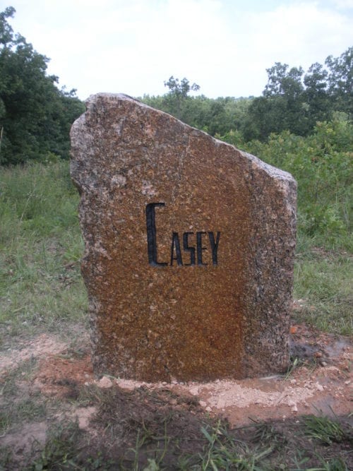 Special Shape Upright headstone